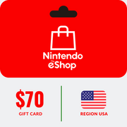 $70 Nintendo Gift Card