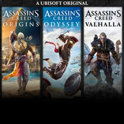 Assassin's Creed Bundle: Valhalla, Odyssey, Origins PlayStation