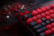 Detalle del teclado 8BitDo Retro 87 Gears of War E-Day