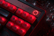 Detalle superior del teclado 8BitDo Retro 87 Gears of War E-Day
